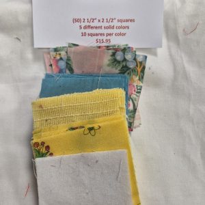 2 1/2" Square (bundle of 50)