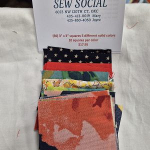 3" Square  (bundle of 50)