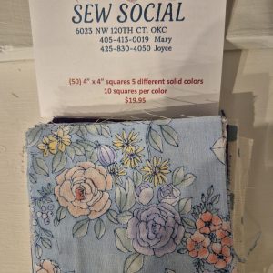 4" Square bundle of 50