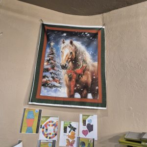 Christmas Horse Panel