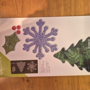 Christmas tree & snow flake template